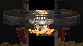 FOOD VS HYDRAULIC PRESS WHO WIN 😯🙏 SUBSCRIBE #youtubeshorts #hydraulicpress