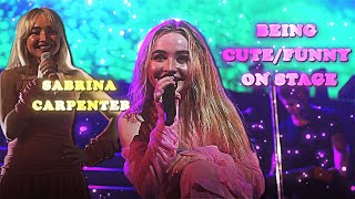 Sabrina Carpenter Being Cute & Funny on Stage