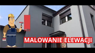 Malowanie elewacji. Poradnik jak można w pojedynkę pomalować elewację. #remont #malowanie #elewacja