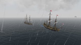 Admiral Sir Henry Morgan's ships Satisfaction and HMS Oxford!!! The Pirate: Caribbean Hunt