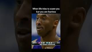 FEARLESS LIKE THE BLACK MAMBA! #lifequotes #mambamentality #nba #shortsfeed #kobebryant #basketball