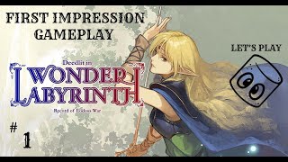 Record of Lodoss War Deedlit in Wonder Labyrinth - First Look Gameplay # 1