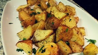 Crispy potato wedges