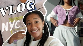 NYC VLOG 🗽 BOOKS, Crochet, SHOPPING, & Golf // BeingDaphne