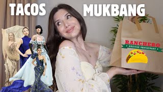 TACOS MUKBANG EŞLİĞİNDE MET GALA KIYAFETLERİ YORUMLUYORUM!