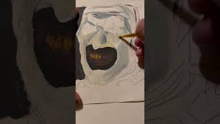 Terrifier 3 Art the Clown #art #viral #artshort #shorts #viralart #viralshorts #painting #shortvideo