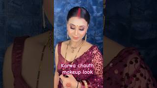 Karwa chauth makeup look #ytshorts #youtubeshorts #swatisinghmakeover #viral