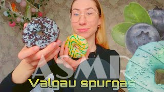 ASMR | Valgau spurgas su tavimi🍩🍇