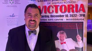 Tenor Romulo Delgado and Victoria Concert December 10 at LAC Mississauga