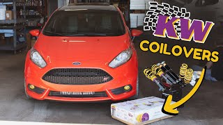 Ford Fiesta ST gets KW V1 Coilovers!