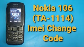 Nokia 106 imei Change Code || Invalid Sim || China Nokia imei Repair