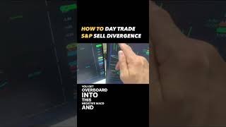 HOW TO DAY TRADE S&P SELL DIVERGENCE