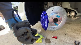 Q50/ Q60 Akebono Big Brake Swap (DIY)