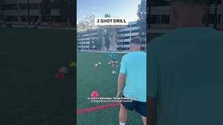 3 shot drill #soccer #football #soccershorts