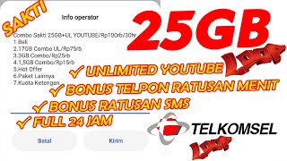 CARA DAFTAR PAKET INTERNET TERMURAH 25GB, 17GB, 3GB NO HOAX | TELKOMSEL SAKTI