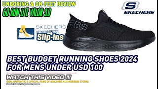 Unboxing & review on feet SKECHERS SLIP-INS GORUN LITE VALOR 3.0 RUNNING SLIP-ON SHOES 100% ORIGINAL