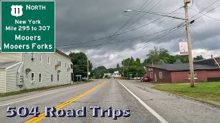 ⁴ᴷ Road Trip #1031 - US-11 N - New York Mile 295-307 - Mooers/Mooers Forks