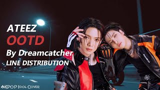 (AI COVER) How Would ATEEZ Sing DREAMCATCHER OOTD? | Line Distribution (Color Coded)