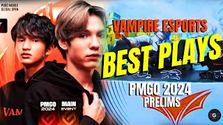 Top 5 Plays by Vampire Esports in PMGO 2024 Prelims | PUBG Mobile Highlights