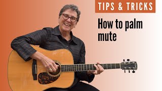 Learn how to palm mute on guitar | Beginner guitar lesson