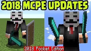 MCPE 2018!! Minecraft Pocket Edition FUTURE UPDATES to RELEASE in 2018 (PE)