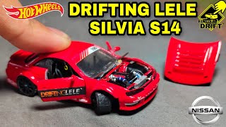 DRIFTING LELE NISSAN SILVIA S14 HOTWHEELS