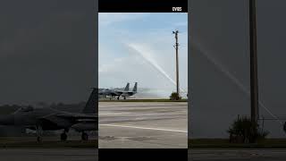 Retiring fighter pilot recognized for career milestone of 3K hours of flight time in F-15