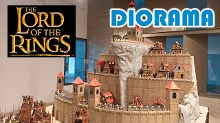 Diorama PLAYMOBIL "El señor de los anillos: Batalla Minas Tirith" CLICKÀNIA 2023,Montblanc,Tarragona