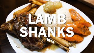 How To Make Lamb Shanks | طريقه عمل موزات الخاروف - خضروات مشكله - رز باسمتي