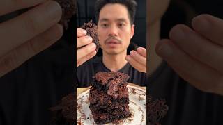 Healthy oat brownie #asmr