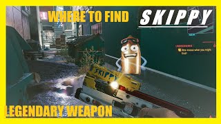 How to get "SKIPPY" early in cyberpunk 2077 || where to find SKIPPY best LEGENDARY gun in cyberpunk