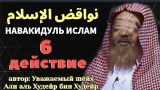 «Навакъыд аль-Ислям» («Действия,выводящие из Ислама»).Действие 6. Шарх: Шейха Али аль-Худейра