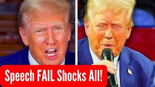 Crowd Falls SILENT As Trump LOSES ABILITY To SPEAK!