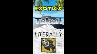 Exotics Taken Literally | Izanagi's Burden #shorts