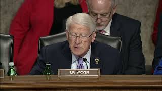 Wicker Leads Armed Services Republicans in Defense Intelligence, Worldwide Threats Hearing