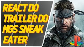 REACT Trailer Metal Gear Solid Sneak Eater (Ps Showcase)