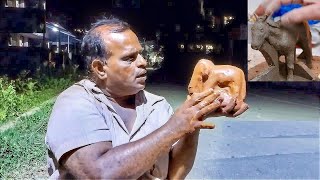 Roadside Sculpture Making Man - மண்பாண்ட கலைஞர் - CLAY CRAFT