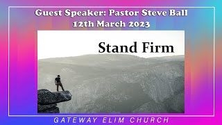 Sunday Morning Worship with Pastor Steve Ball - 12th March 2023