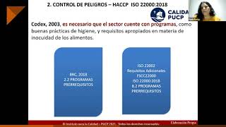 Masterclass Análisis de Peligros: Categorización de peligros y de medidas de control