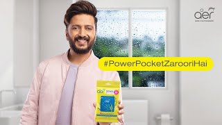 Monsoon mein, #PowerPocketZarooriHai | Godrej aer power pocket 20 sec