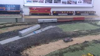 Acidente com trem vp(maquete)