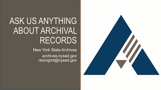 Ask Us Anything About Archival Records