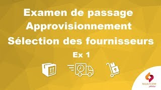 La sélection des fournisseurs : exercice 1