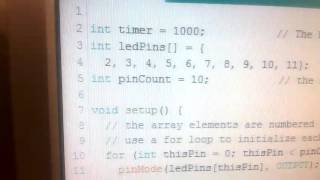 ARDUINO PROJECT Acceleration Flashing LED Sequence 3