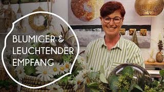 Beleuchteter Eingangsbereich | Wohnen & Schenken - Christa Wagner