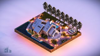 Architecture Axonometric Diagram resort with Lumion pro 2023  | SketchUp | 4K