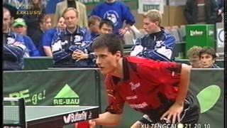 Tischtennis Bundesliga: Xu Zengcai vs Alexey Smirnov 1999