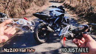 Pulsar Ns200 tail tidy | adjustable | direct fit & easy to install | best tail tidy | motovlogging