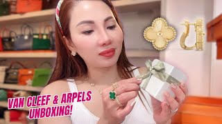 Vintage Alhambra Earrings Unboxing | VCA | Abby Paclibar