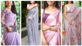 Farewell party Sari design ideas latest trendy sari design ideas